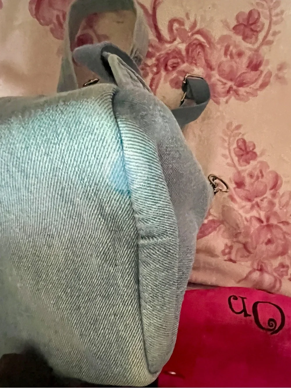 Disney Light Blue Denim Backpack